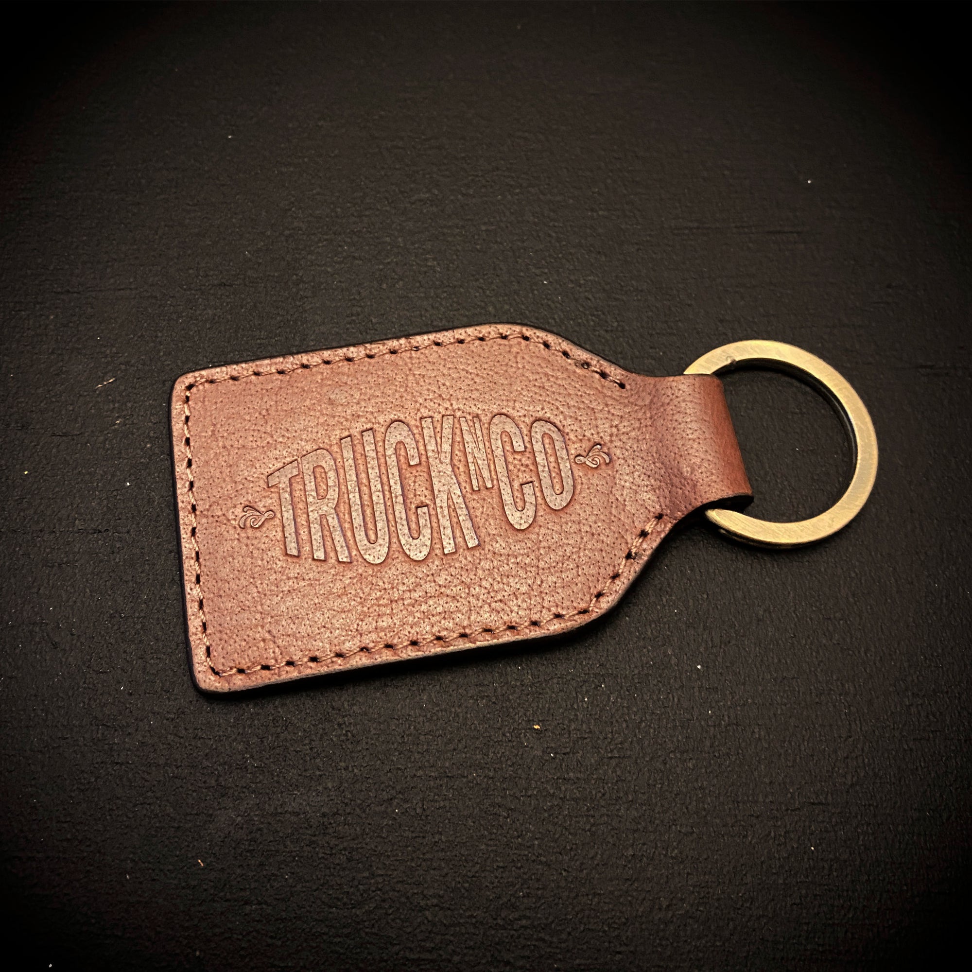 Personalised Leather Key Ring