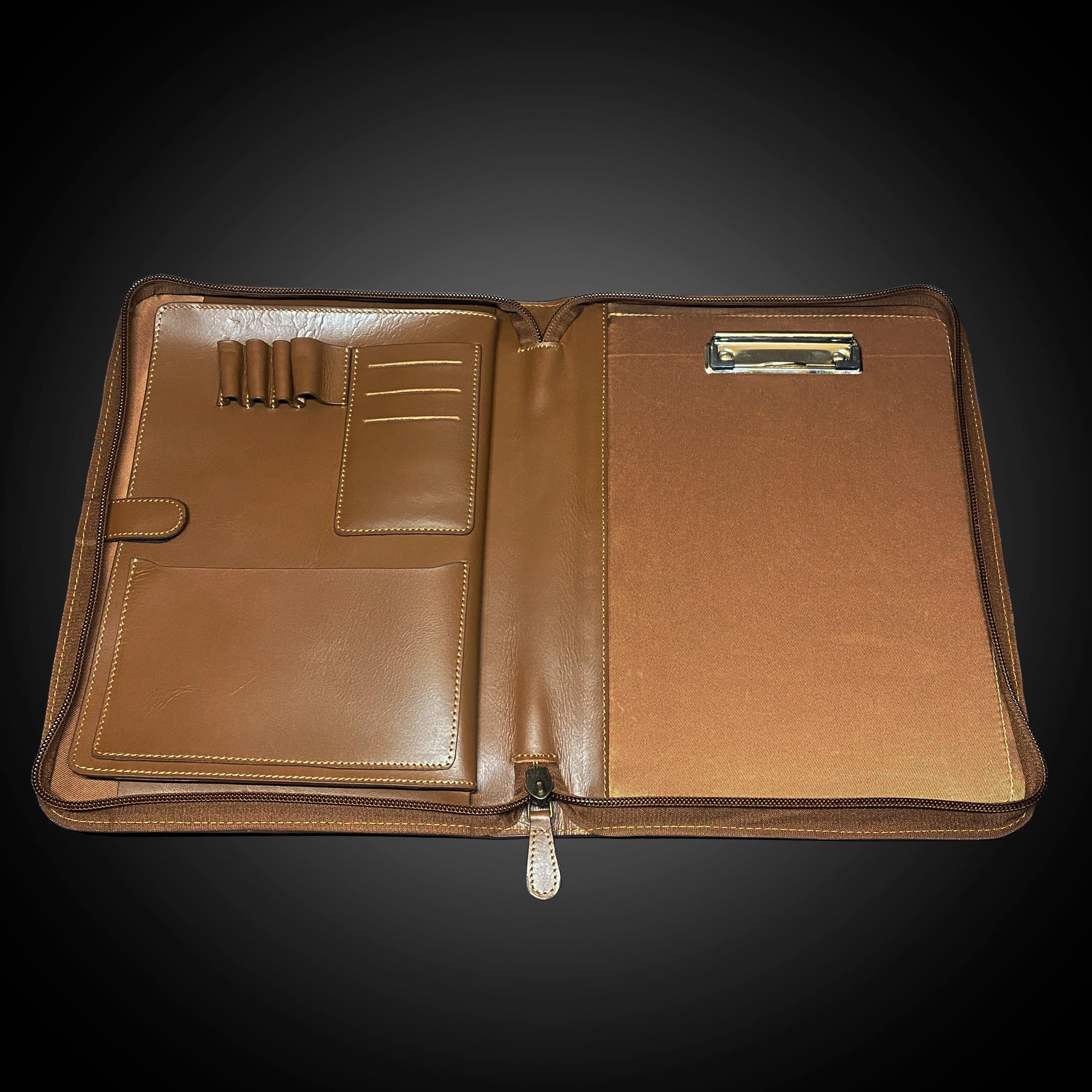 Trucknco personalise Leather Clipboard A4