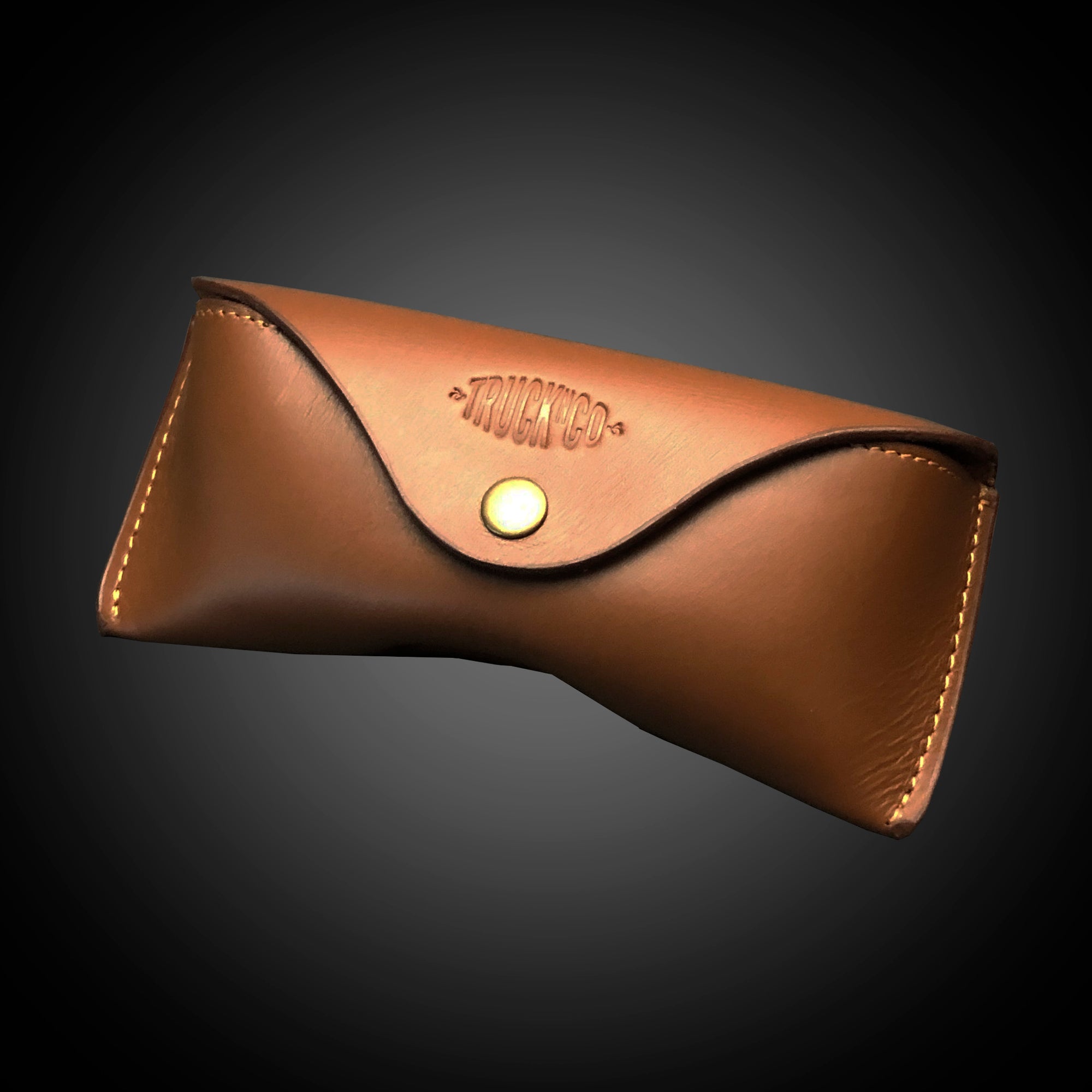 Trucknco Leather sunglasses case standard